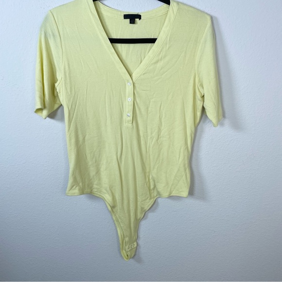 ATM Yellow Short Sleeve Bodysuit - Picture 3 of 8